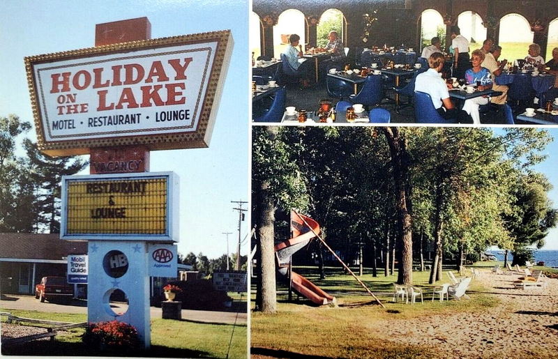 Holiday on the Lake Motel (Holiday Motel) - Vintage Postcard (newer photo)